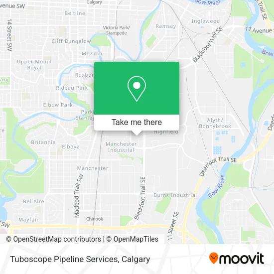 Tuboscope Pipeline Services map
