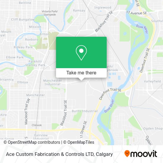 Ace Custom Fabrication & Controls LTD map