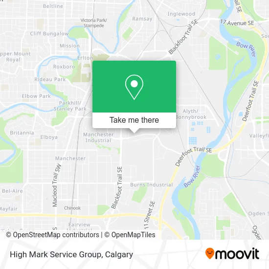 High Mark Service Group map