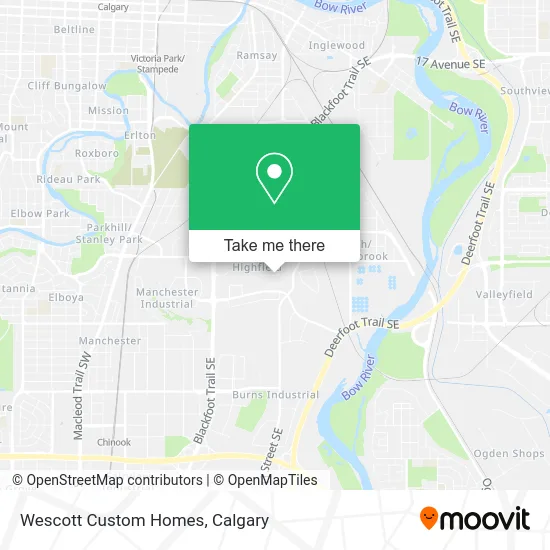 Wescott Custom Homes map