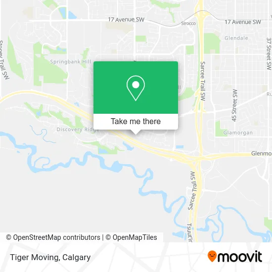 Tiger Moving map