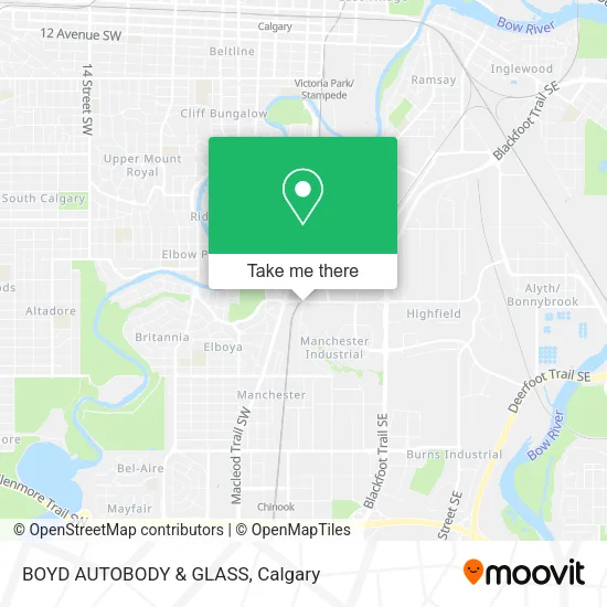 BOYD AUTOBODY & GLASS map