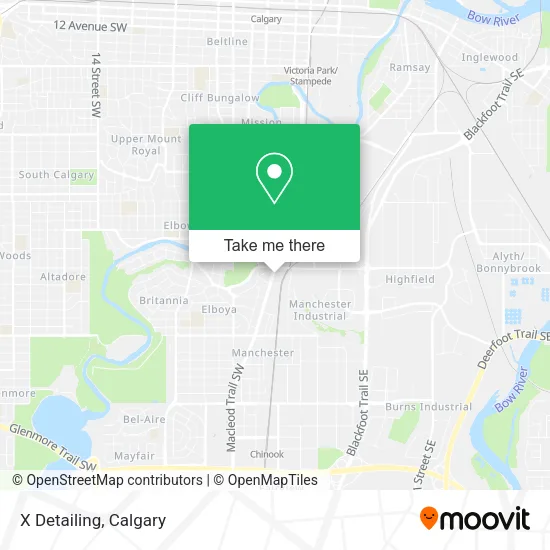 X Detailing map