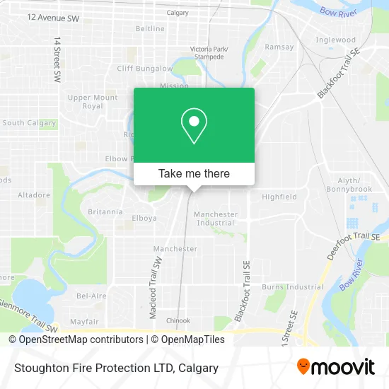 Stoughton Fire Protection LTD map