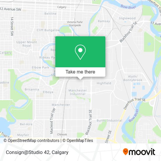 Consign@Studio 42 map