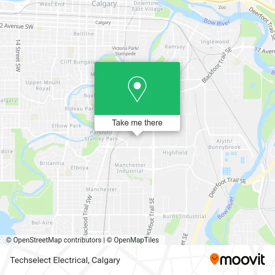 Techselect Electrical map