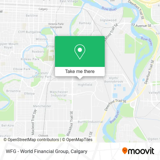 WFG - World Financial Group map