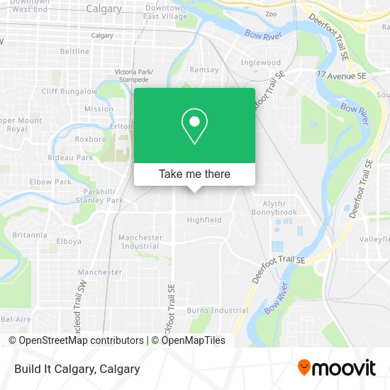 Build It Calgary map