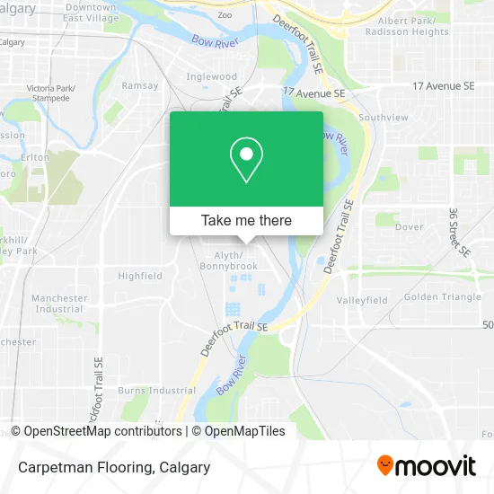Carpetman Flooring map