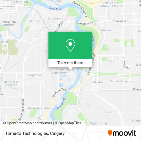 Tornado Technologies map