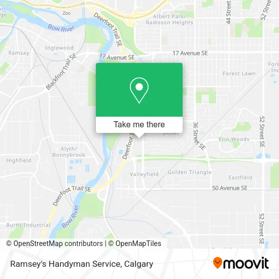 Ramsey's Handyman Service map