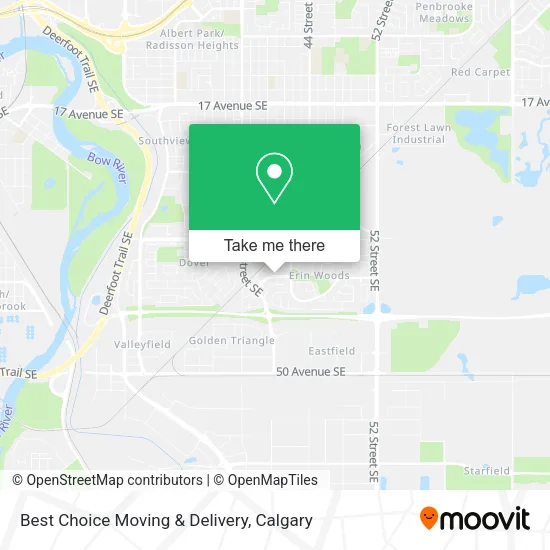 Best Choice Moving & Delivery map