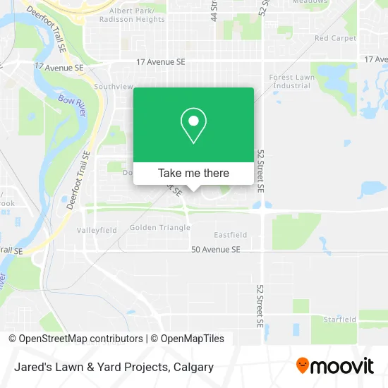 Jared's Lawn & Yard Projects map