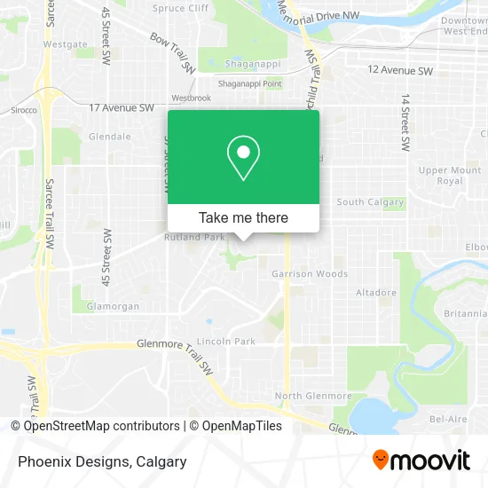 Phoenix Designs map
