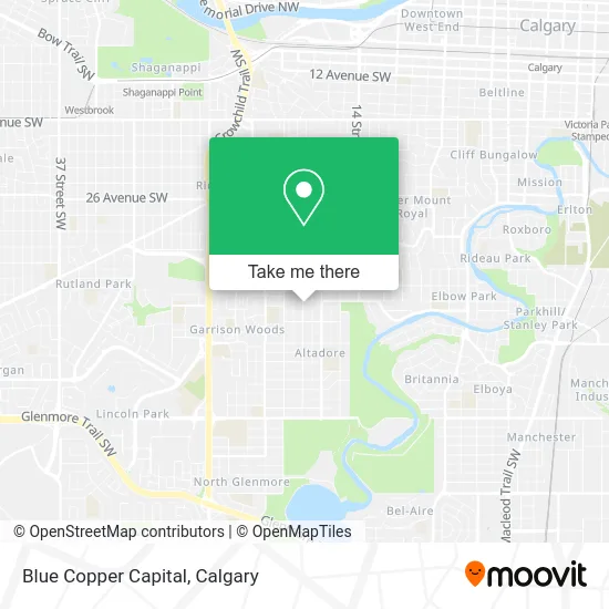 Blue Copper Capital map