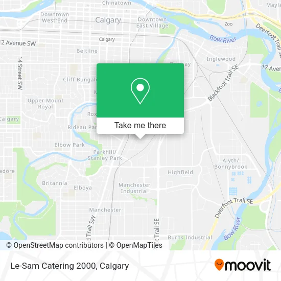 Le-Sam Catering 2000 map