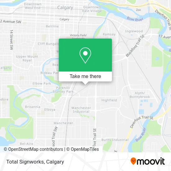 Total Signworks map