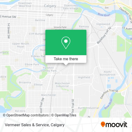 Vermeer Sales & Service map