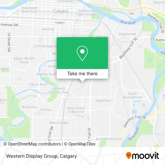 Western Display Group map