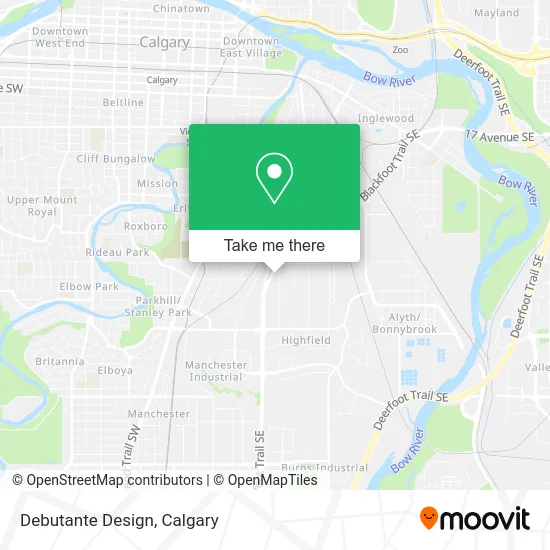 Debutante Design map