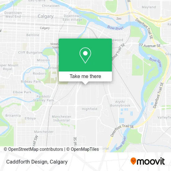 Caddforth Design map