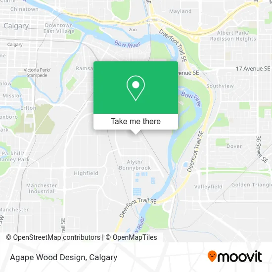 Agape Wood Design map