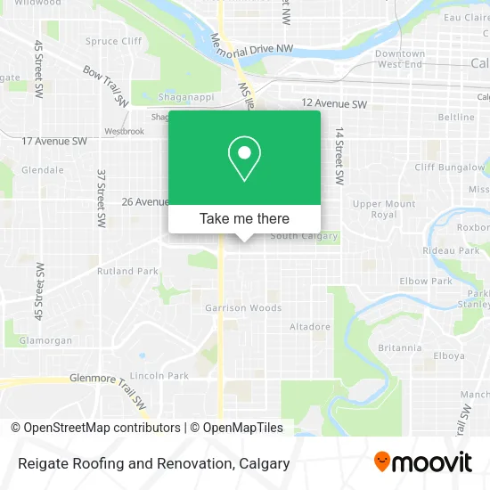 Reigate Roofing and Renovation map