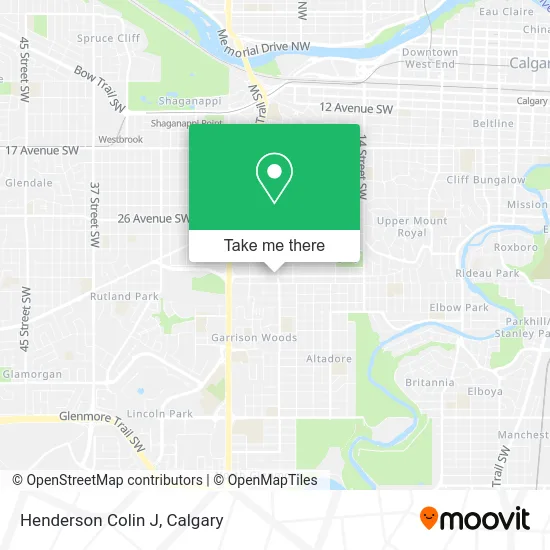 Henderson Colin J map