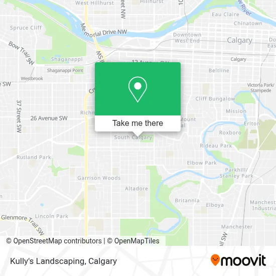 Kully's Landscaping map