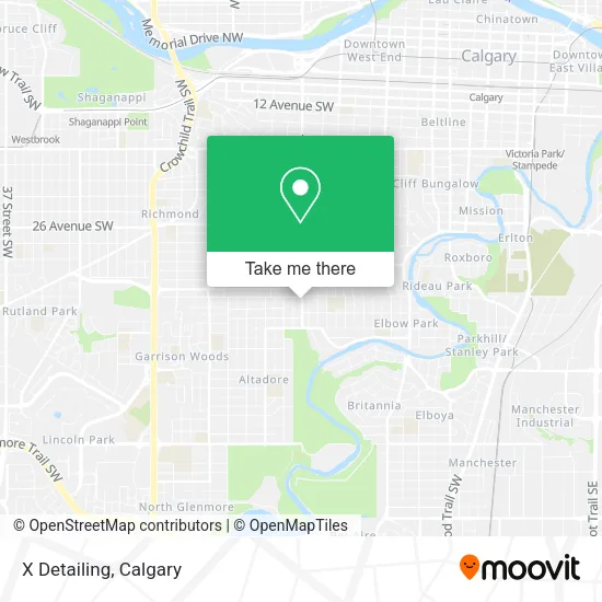 X Detailing map