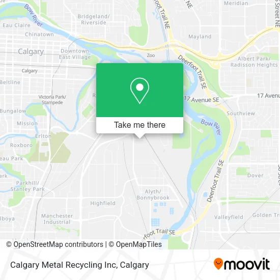Calgary Metal Recycling Inc map