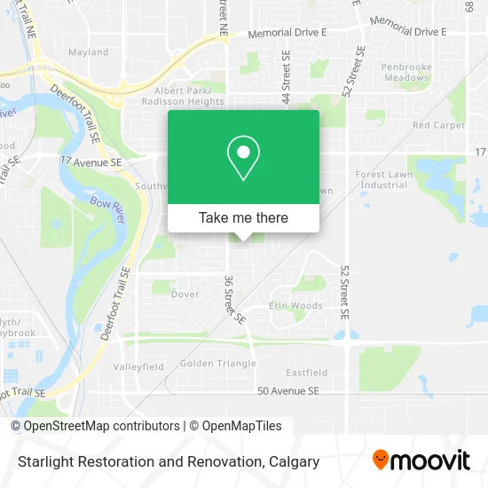 Starlight Restoration and Renovation map