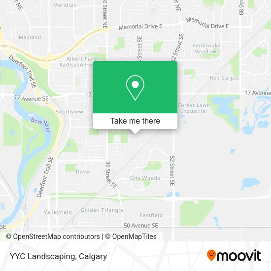 YYC Landscaping map