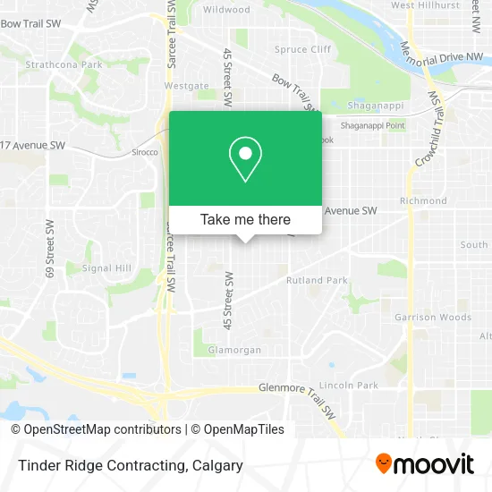 Tinder Ridge Contracting map