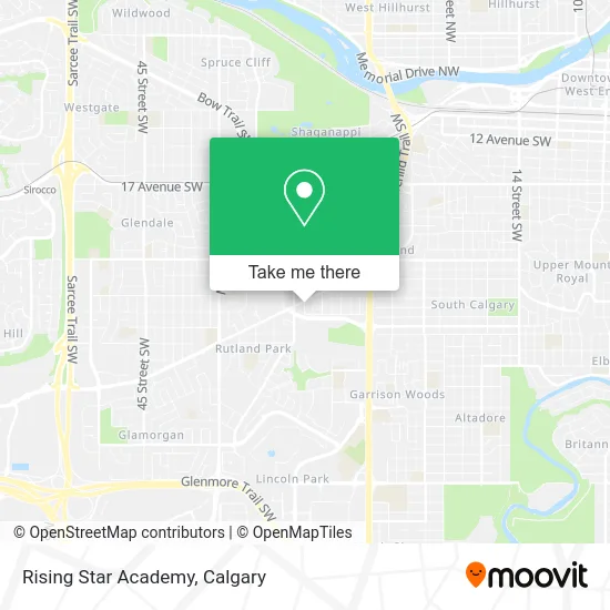 Rising Star Academy map