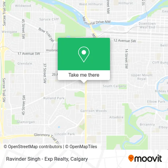 Ravinder Singh - Exp Realty map