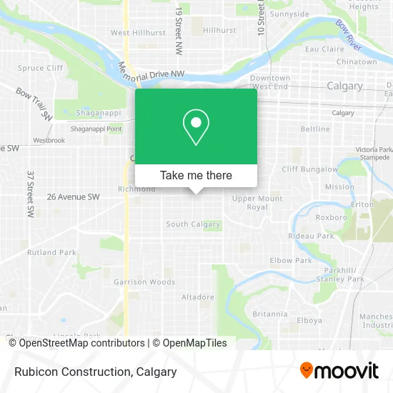 Rubicon Construction map
