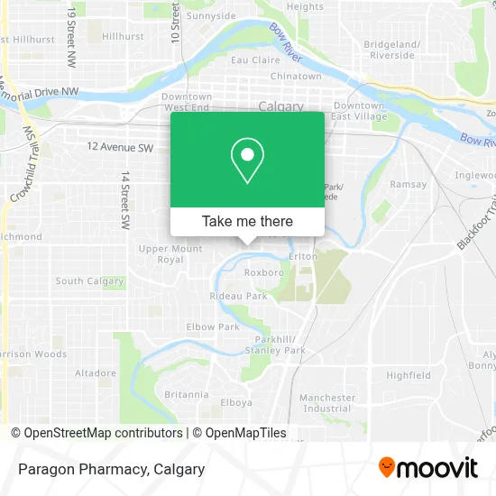 Paragon Pharmacy map