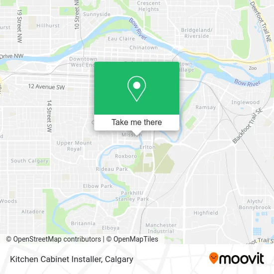 Kitchen Cabinet Installer map