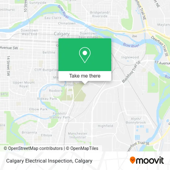 Calgary Electrical Inspection map