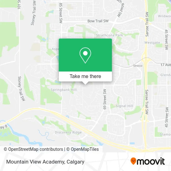 Mountain View Academy map