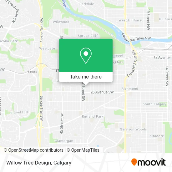 Willow Tree Design map