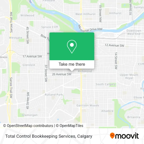 Total Control Bookkeeping Services map