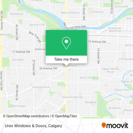 Urex Windows & Doors map