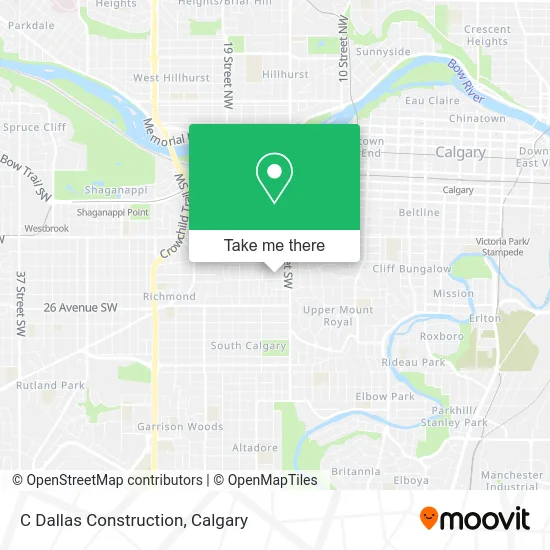 C Dallas Construction map