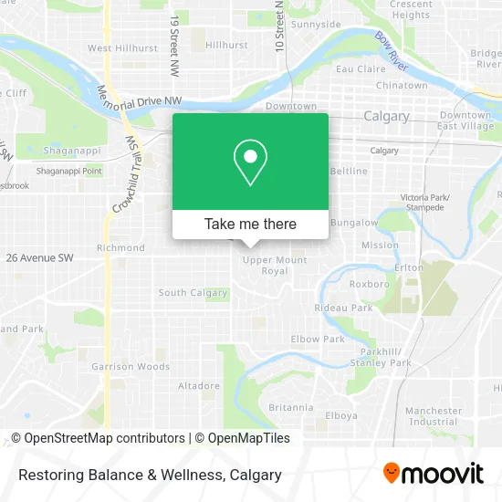 Restoring Balance & Wellness map