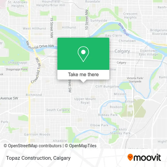 Topaz Construction map