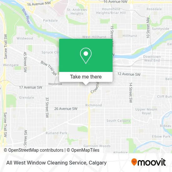 All West Window Cleaning Service map