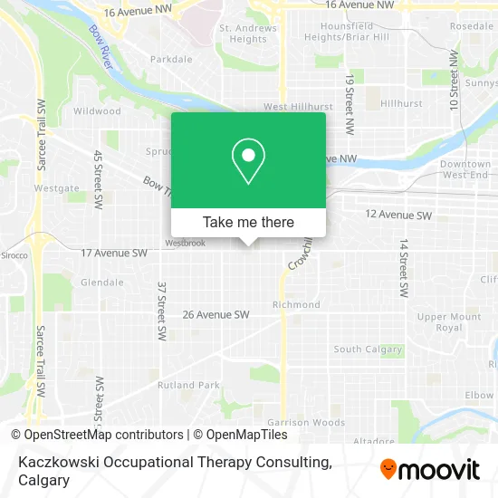 Kaczkowski Occupational Therapy Consulting map