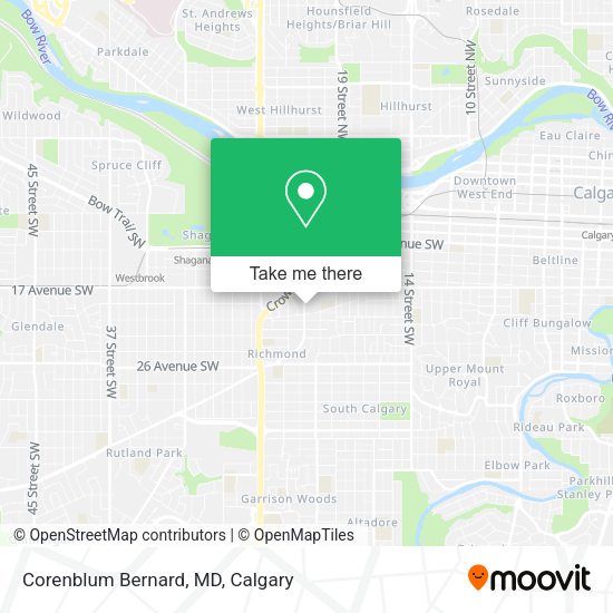 Corenblum Bernard, MD map